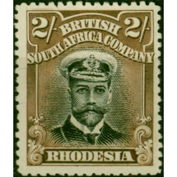 Rhodesia 1913 2s Black & Brown SG218 Fine & Fresh MM 
