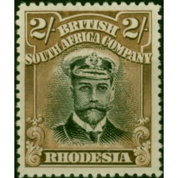 Rhodesia 1913 2s Black & Brown SG218 Fine LMM (2) 