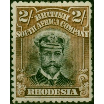 Rhodesia 1913 2s Black & Brown SG234 Good MM 