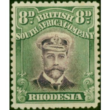 Rhodesia 1913 8d Violet & Green SG230 Fine MM (3) 
