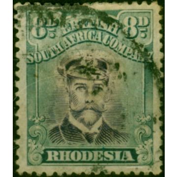 Rhodesia 1917 8d Red-Lilac & Bluish Green SG255h Die IIIa Good Used 
