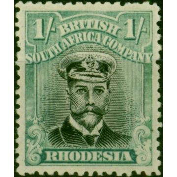 Rhodesia 1918 1s Deep Black & Dull Green SG272b Fine LMM 
