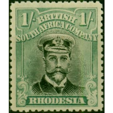 Rhodesia 1918 1s Deep Black & Dull Green SG272b Fine MM