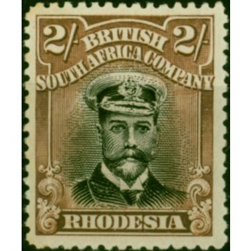 Rhodesia 1918 2s Black & Brown SG273 Fine MM (9)