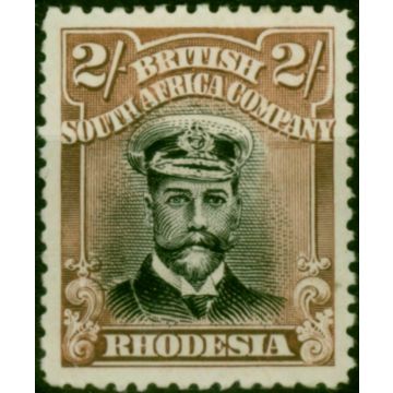 Rhodesia 1922 2s Black & Brown SG301 Fine MM (2) 