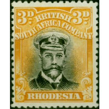 Rhodesia 1922 3d Black & Yellow SG293 Fine LMM (2)