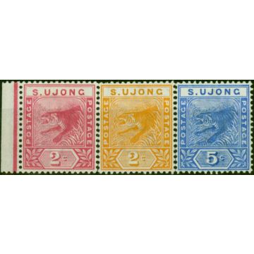 S. Ujong 1891-94 Set of 3 SG50-52 V.F VLMM 