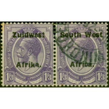 S.W.A 1924 1s 3p Pale Violet SG36 Good Used (2)