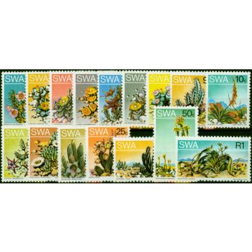 S.W.A 1973 Succulents Set of 16 SG241-256 V.F MNH 