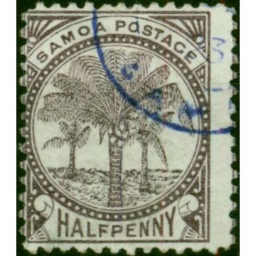 Samoa 1886 1/2d Purple-Brown SG21 Fine Used 