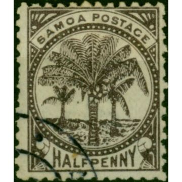 Samoa 1890 1/2d Purple-Brown SG34 V.F.U 