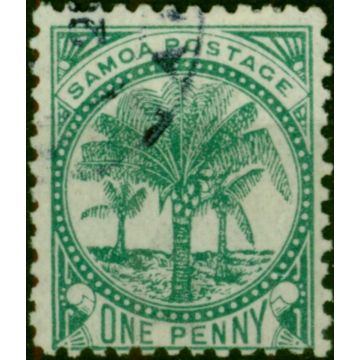 Samoa 1890 1d Green SG35 Fine Used 