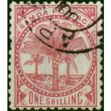 Samoa 1890 1s Rose-Carmine SG47 V.F.U 