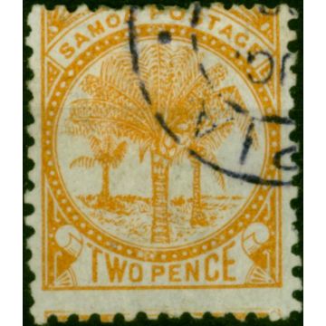 Samoa 1890 2d Brown-Orange SG36 Fine Used (2)