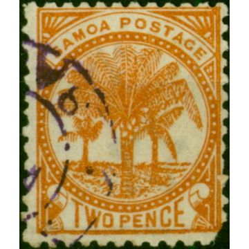 Samoa 1890 2d Brown-Orange SG36 Good Used