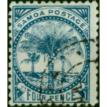 Samoa 1890 4d Blue SG45 Fine Used 