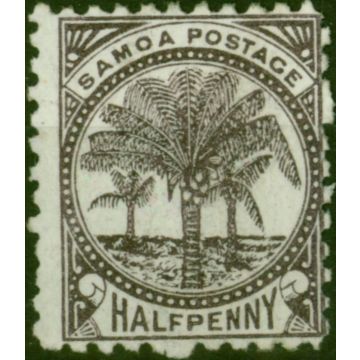 Samoa 1895 1/2d Purple-Brown SG57 Fine MM (2)