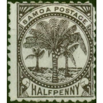 Samoa 1895 1/2d Purple-Brown SG57 Fine MM (5)