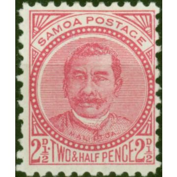 Samoa 1895 2 1/2d Rose SG60 Fine & Fresh MM 