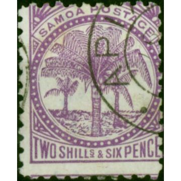 Samoa 1895 2s6d Purple SG64 Fine Used 