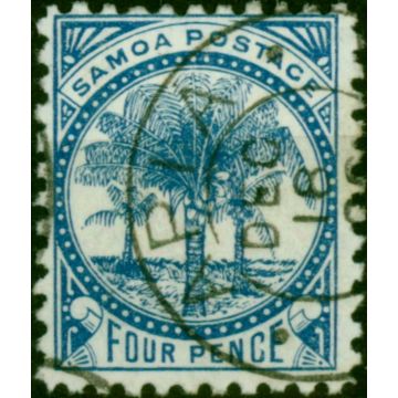 Samoa 1895 4d Blue SG61 Fine Used