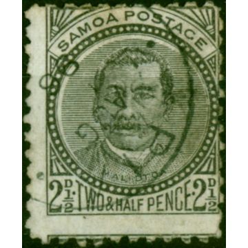 Samoa 1896 2 1/2d Black SG82 P.11 Fine Used 