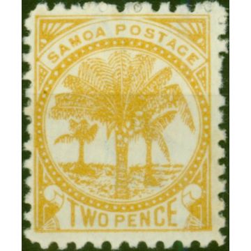 Samoa 1897 2d Pale Ochre SG59c Fine MM 