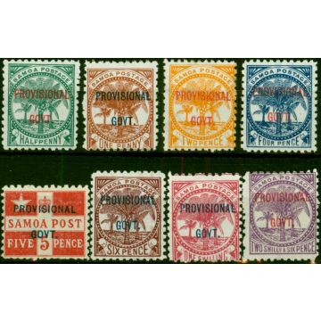 Samoa 1899 Set of 8 SG90-97 Fine MM 