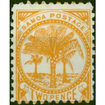 Samoa 1900 2d Dull Orange SG59d Fine MM (3)