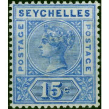 Seychelles 1900 15c Ultramarine SG30 Fine & Fresh LMM 
