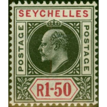 Seychelles 1903 1R50 Black & Carmine SG55 Fine LMM (2)