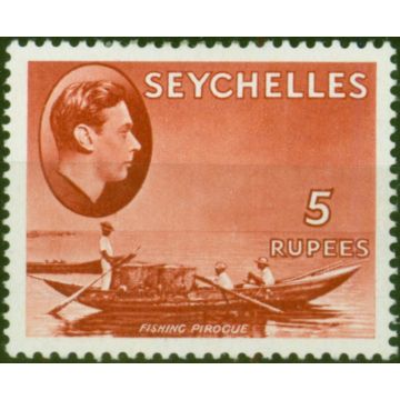 Seychelles 1938 5R Red SG149 Fine MM 