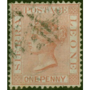 Sierra Leone 1876 1d Rose-Red SG17 Good Used 