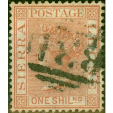 Sierra Leone 1888 1s Red-Brown SG34 Fine Used 