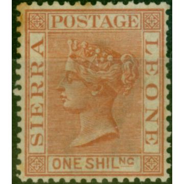 Sierra Leone 1888 1s Red-Brown SG34 Good MM