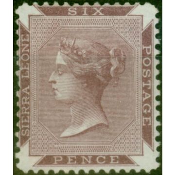 Sierra Leone 1890 6d Brown-Purple SG36 Fine LMM