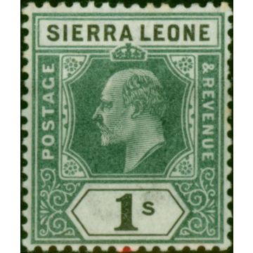 Sierra Leone 1903 1s Green & Black SG82 Fine MM
