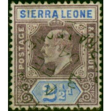 Sierra Leone 1903 2 1/2d Purple & Ultramarine SG77 Fine Used