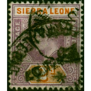 Sierra Leone 1903 2d Dull Purple & Brown-Orange SG76 Good Used