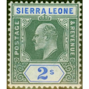 Sierra Leone 1905 2s Green & Ultramarine SG96 Fine LMM (2)