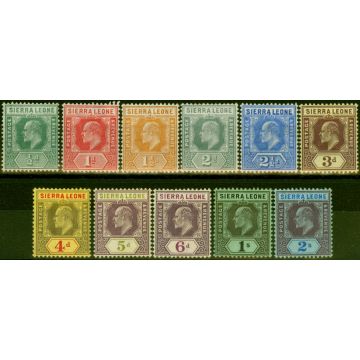 Sierra Leone 1907-12 Set of 11 to 2s SG99-109 Good MM