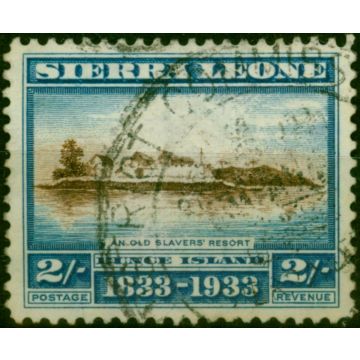 Sierra Leone 1933 2s Brown & Light Blue SG177 Fine Used