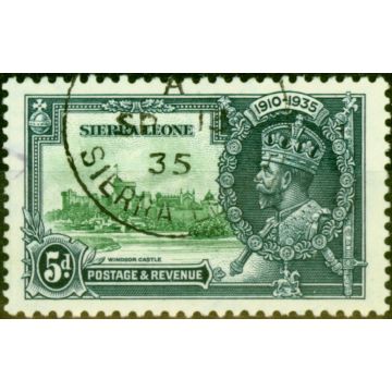 Sierra Leone 1935 5d Jubilee SG183 Very Fine Used