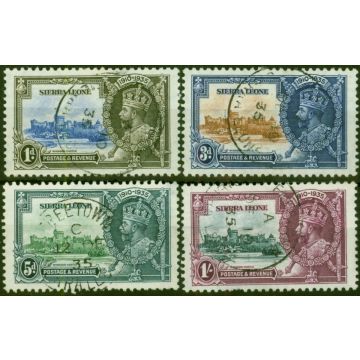 Sierra Leone 1935 Jubilee Set of 4 SG181-184 V.F.U 