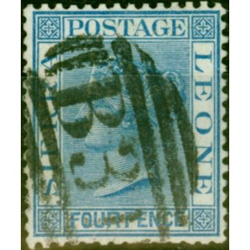 Sierre Leone 1883 4d Blue SG26 Good Used