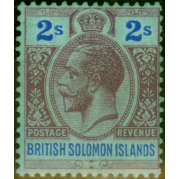 Solomon Islands 1927 2s Purple & Blue-Blue SG49 Fine LMM