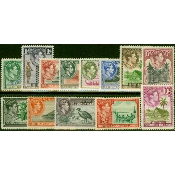 Solomon Islands 1939-42 Set of 13 SG60-72 Fine MM