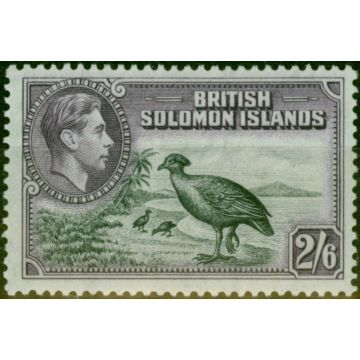 Solomon Islands 1939 2s6d Black & Violet SG70 Fine LMM
