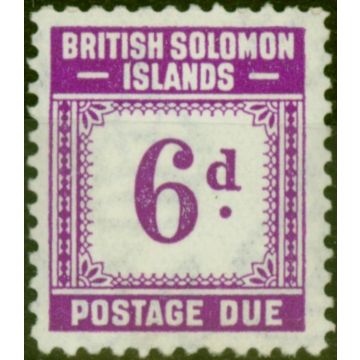 Solomon Islands 1940 6d Purple SGD6 Fine MNH