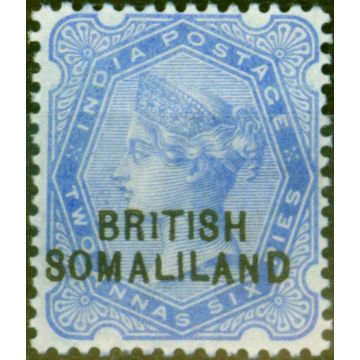 Somaliland 1903 2 1/2a Ultramarine SG4b BR1TISH Error V.F Lightly Mtd Mint 